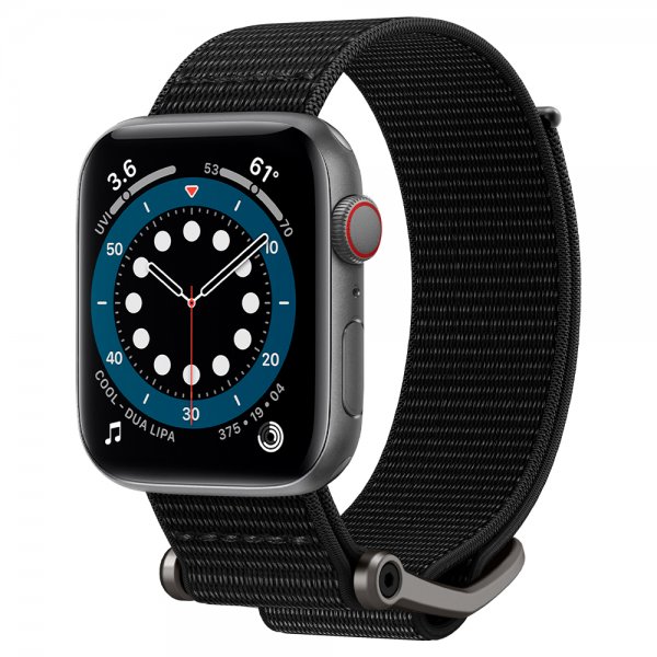 Apple Watch 42/44/45mm/Apple Watch Ultra Armbånd DuraPro Flex Sort