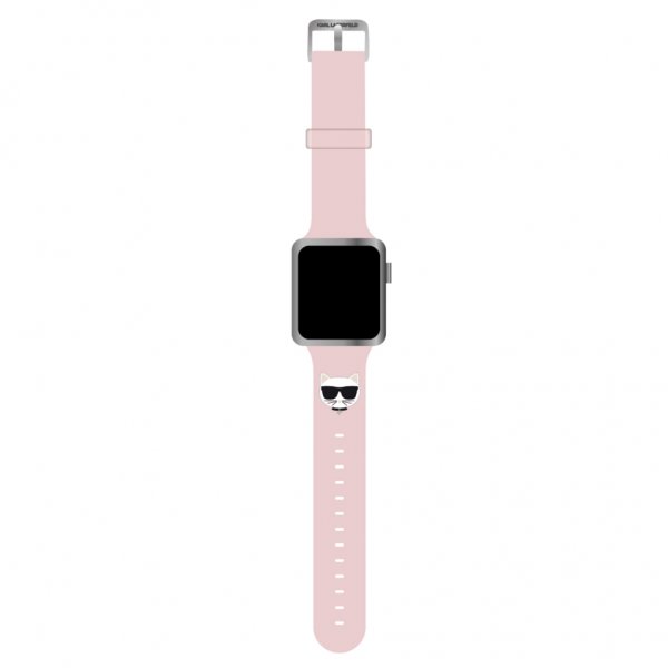 Apple Watch 42/44/45mm/Apple Watch Ultra Armbånd Choupette Lyserød