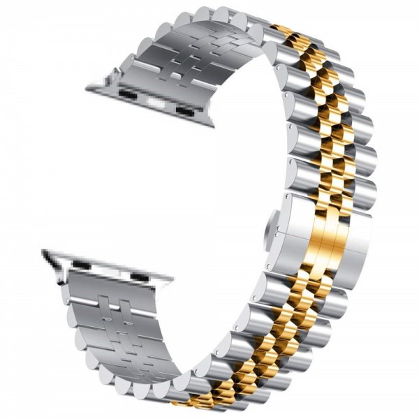 Apple Watch 42/44/45mm/Apple Watch Ultra Armbånd Rustfrit stål Guld