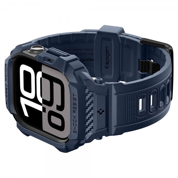 Apple Watch 42mm (Series 10/11) Armbånd Rugged Armor Pro 2 Navy Blue