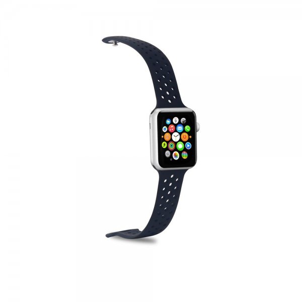 Apple Watch 44/45/46mm Armbånd Watchband Sort