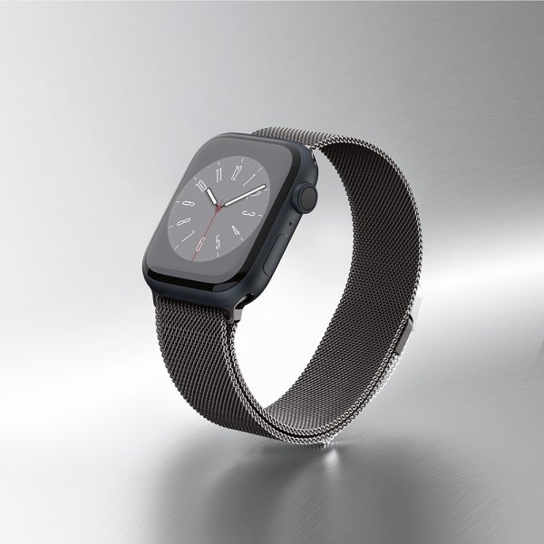 Apple Watch 44/45/46mm/Ultra 49mm Armbånd Metal Fit Graphite