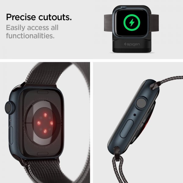 Apple Watch 44/45/46mm/Ultra 49mm Armbånd Metal Fit Graphite