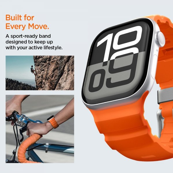 Apple Watch 44/45/46mm/Ultra 49mm Armbånd WBS2 Orange