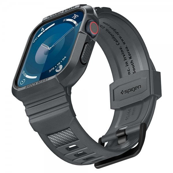 Apple Watch 44/45mm Armbånd og Case Rugged Armor Pro Dark Gray