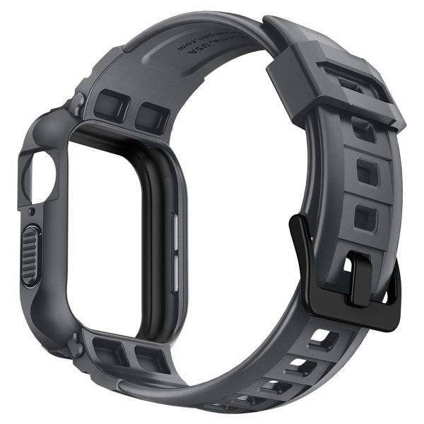 Apple Watch 44/45mm Armbånd og Case Rugged Armor Pro Dark Gray