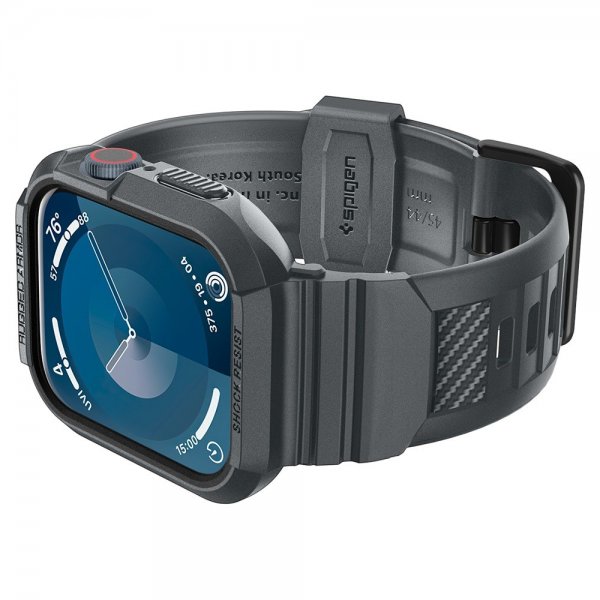 Apple Watch 44/45mm Armbånd og Case Rugged Armor Pro Dark Gray