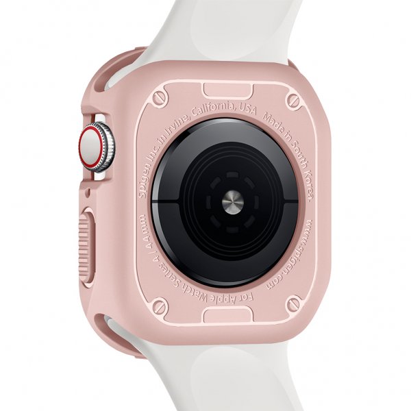 Apple Watch 44/45mm Cover Rugged Armor Roseguld