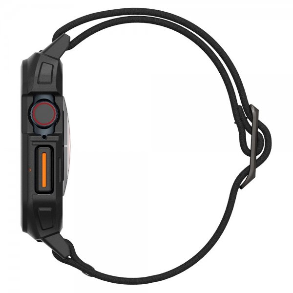 Apple Watch 46mm (Series 10/11) Armbånd og Case Lite Fit Pro Matte Black