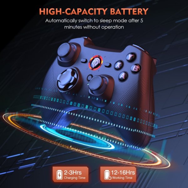 Arion 9101 Trådløs Game Controller PS3/Android/PC Sort