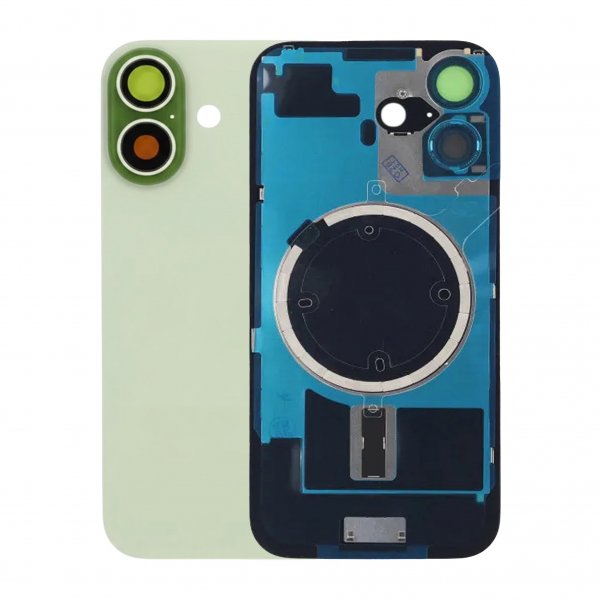 Bagsideglas med små dele til iPhone 17 - Grøn