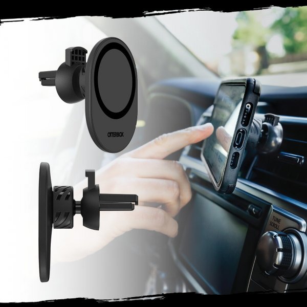 Bilholder Car Vent Mount MagSafe Sort