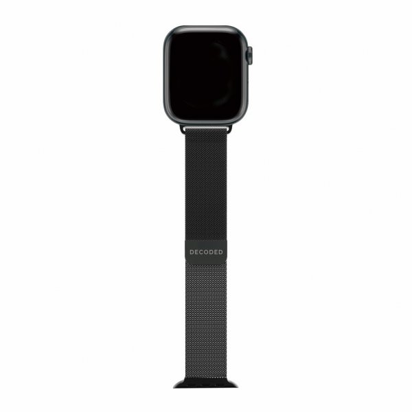 Apple Watch 38/40/41/42mm Armbånd Milan Traction Strap Sort