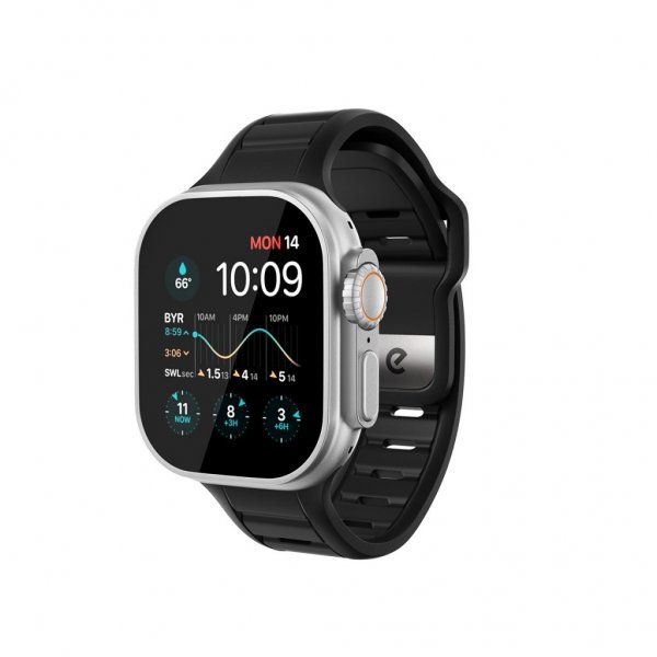Apple Watch 44/45/46mm/Apple Watch Ultra Armbånd Journey Carbon Black