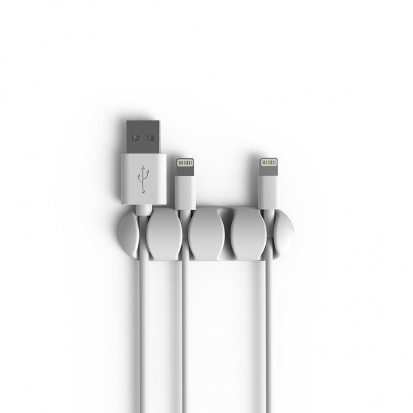 CableDrop Multi Kabelholder 2 stk Hvid