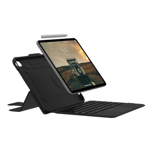 iPad 10.9 (gen 10)/iPad 11 (A16) Etui Indbygget Tastatur Nordic Sort