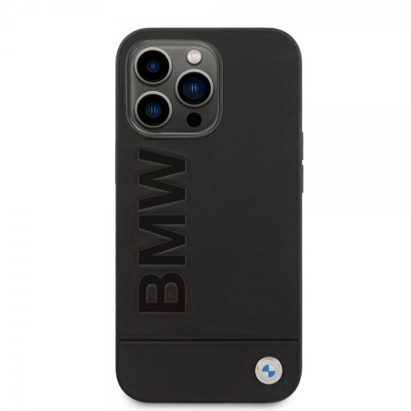 iPhone 14 Pro Cover Hot Stamp Metal Logo Sort