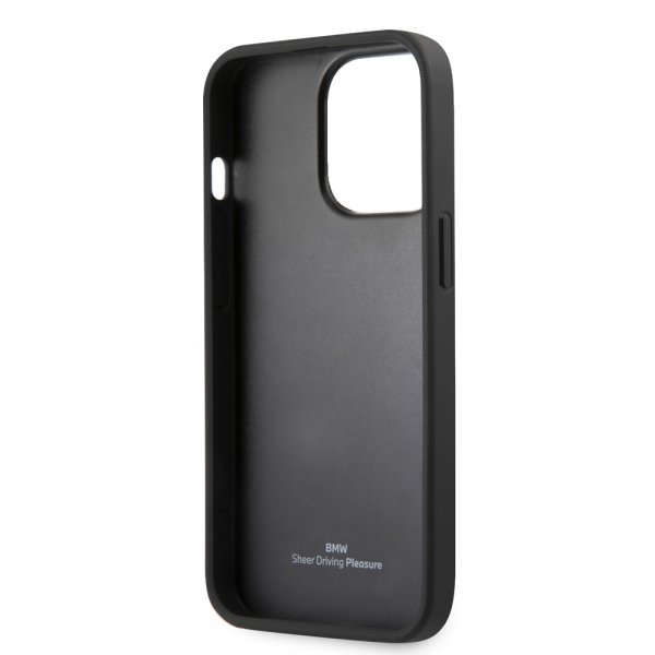 iPhone 14 Pro Cover Hot Stamp Metal Logo Sort