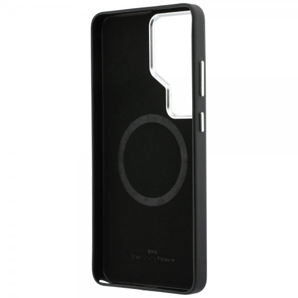 Samsung Galaxy S26 Ultra Cover Metal Logo MagSafe Sort