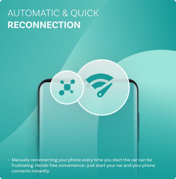 Car TV Mate Max Trådløs CarPlay/Android Auto Adapter med HDMI