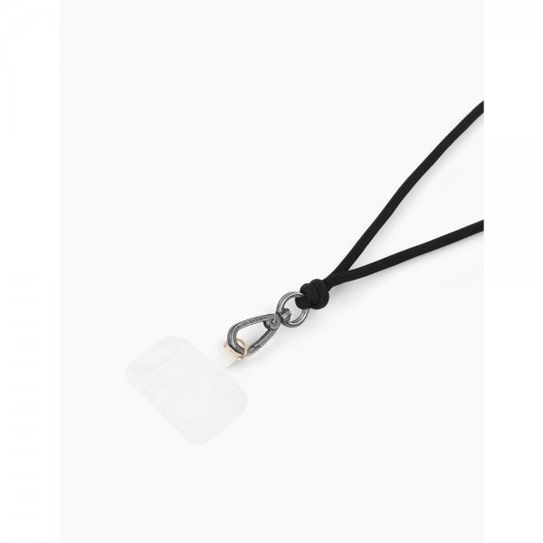 Cord Phone Strap Coal Black
