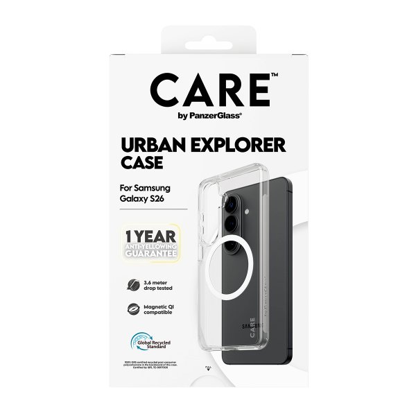 Samsung Galaxy S26 Cover Urban Explorer MagSafe Transparent