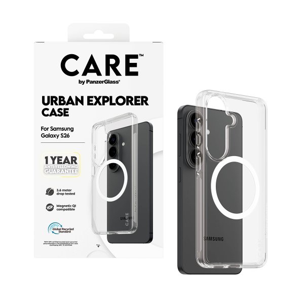Samsung Galaxy S26 Cover Urban Explorer MagSafe Transparent
