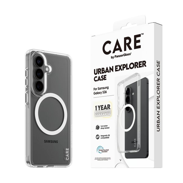 Samsung Galaxy S26 Cover Urban Explorer MagSafe Transparent