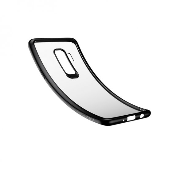 Crystal Colour Series Slim till Galaxy S9 Plus Hybrid Skal Svart