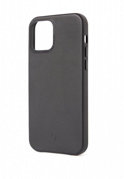 iPhone 12 mini Leather Backcover Sort