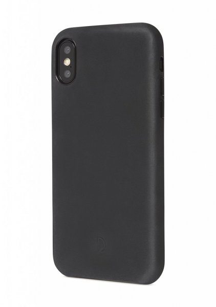 iPhone Xs Max Leather Back Cover Sort