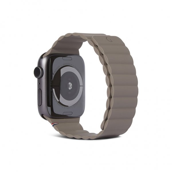 Apple Watch 38/40/41mm Armbånd Silicone Magnetic Traction Strap Lite Dark Taupe