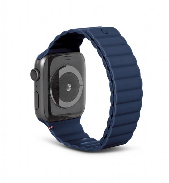 Silicone Magnetic Traction Strap Lite Apple Watch Armbånd 42/44/45mm/Apple Watch Ultra Matte Navy