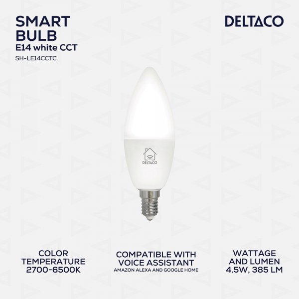 Dæmpbar LED-pære E14 WiFi 4.5W