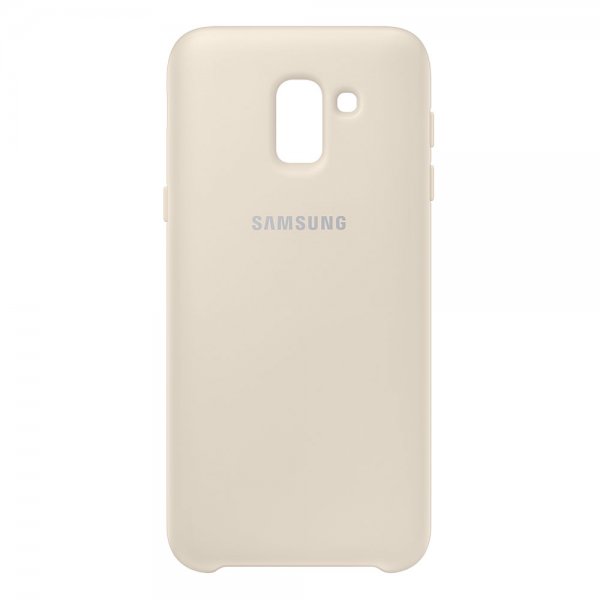 Dual Layer Cover till Samsung Galaxy J6 Guld
