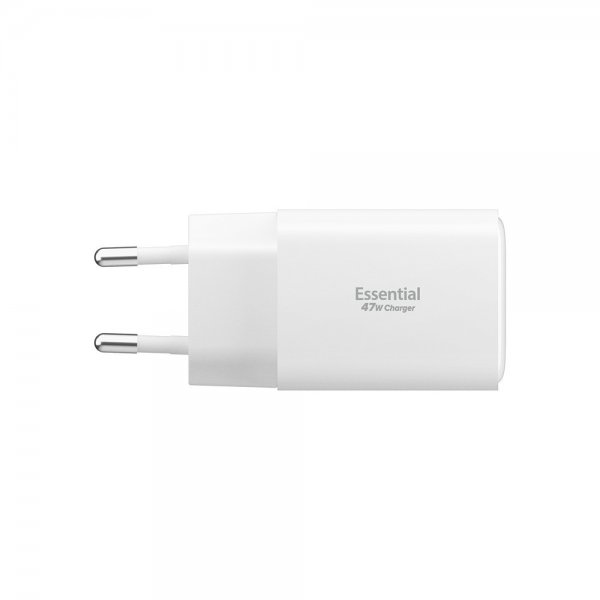 Essential Oplader 47W 2xUSB-C 1xUSB-A Hvid