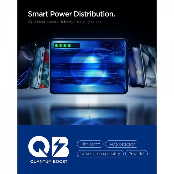 Essential Oplader 47W 2xUSB-C 1xUSB-A Hvid