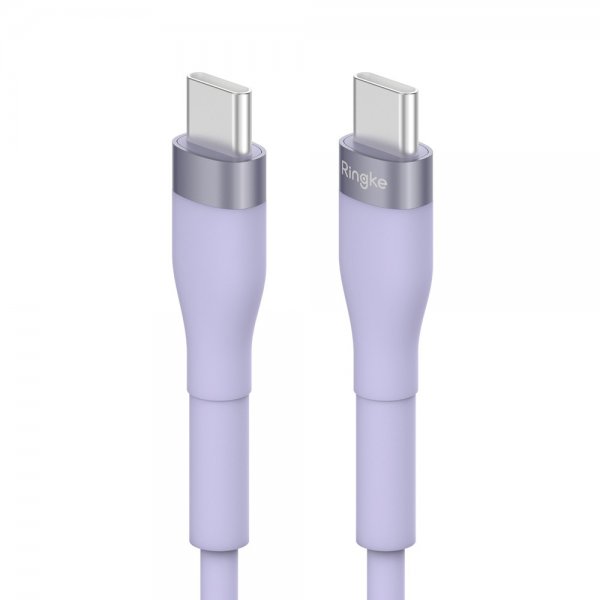 Fast Charging Pastel Cable USB-C til USB-C 2 m Lilla