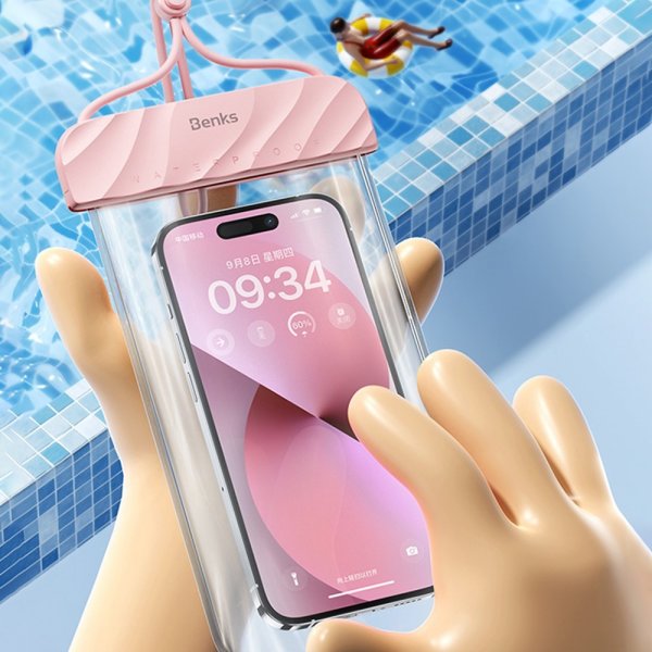 Etui Strop Vandafvisende Lyserød