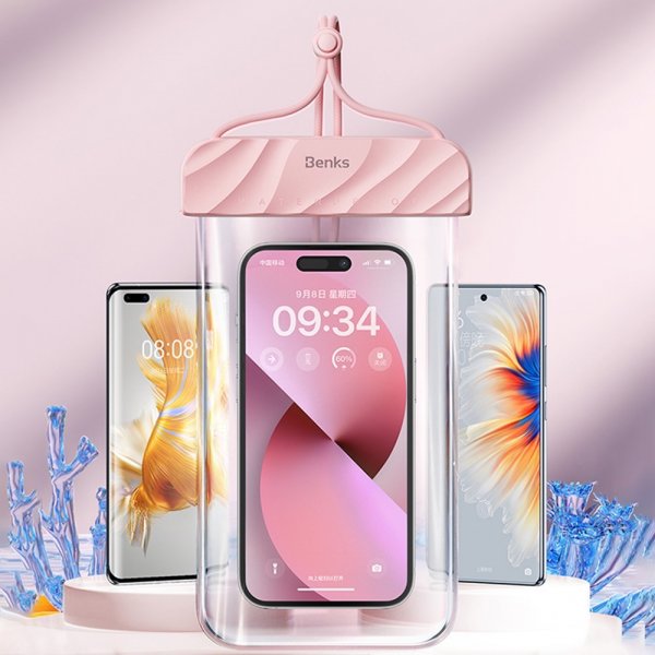 Etui Strop Vandafvisende Lyserød