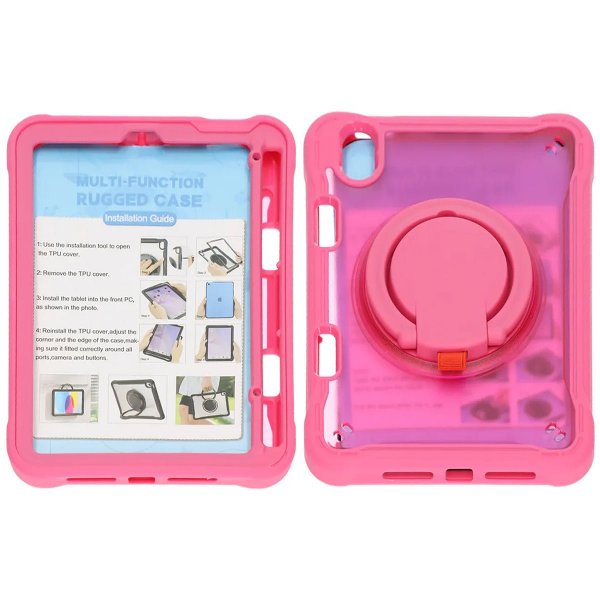 iPad mini (gen 6) Cover med Stativ Lyserød