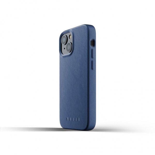 iPhone 13 Mini Cover Full Leather Case Monaco Blue