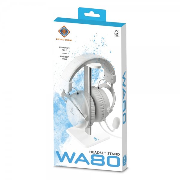 WA80 Universal Hovedtelefonholder Hvid