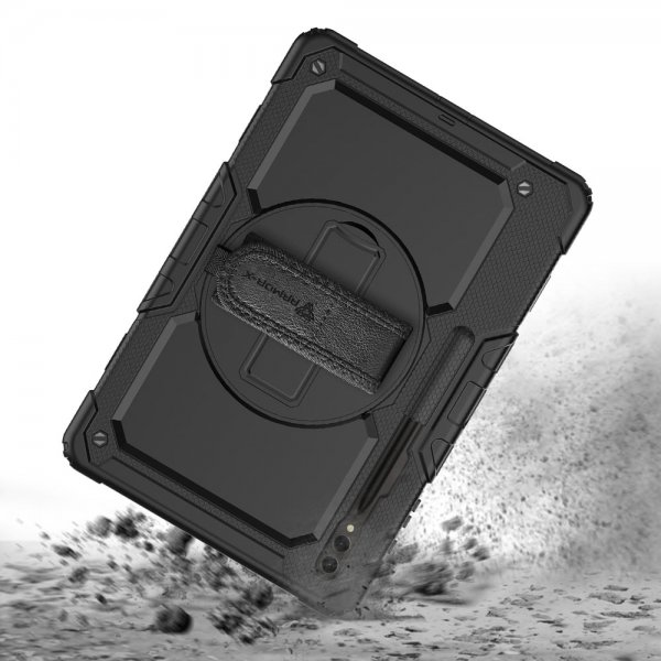 Samsung Galaxy Tab S9 Ultra Cover Rainproof Rugged Case Hand Strap Kickstand