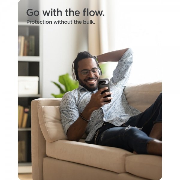 Google Pixel 10/Pixel 10 Pro Cover Liquid Air MagFit Matte Black