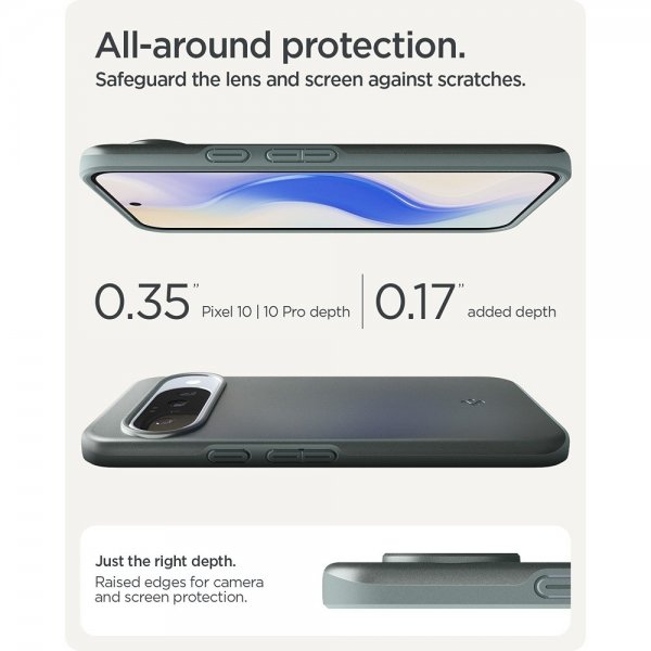 Google Pixel 10/Pixel 10 Pro Cover Thin Fit MagFit Sage Green