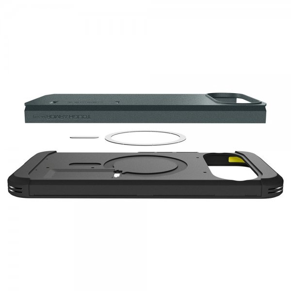 Google Pixel 10/Pixel 10 Pro Cover Tough Armor MagFit Abyss Green