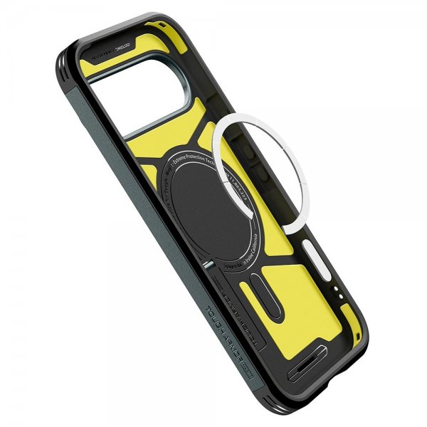 Google Pixel 10/Pixel 10 Pro Cover Tough Armor MagFit Abyss Green