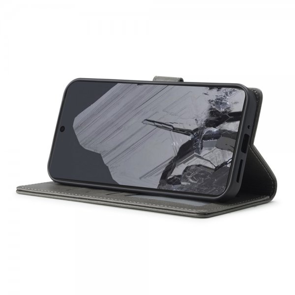 Google Pixel 10 Pro XL Etui med Kortholder Stativfunktion Grå