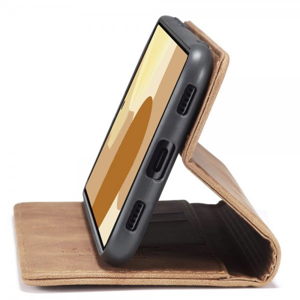 Google Pixel 6 Pro Etui Retro Flip Brun